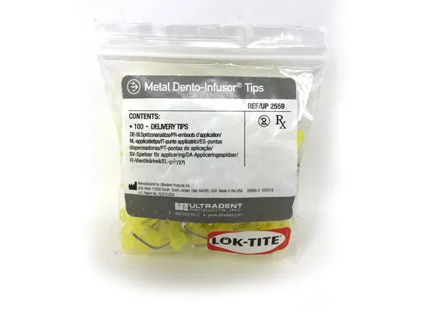 Ultradent™ Metal Dento-Infusor™ Tip Dual Thread