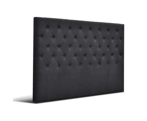 Upholstered Fabric Headboard - Charcoal