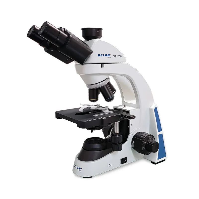 VE-T50 Biological Trinocular Microscope w/ Plan Achromatic Objectives