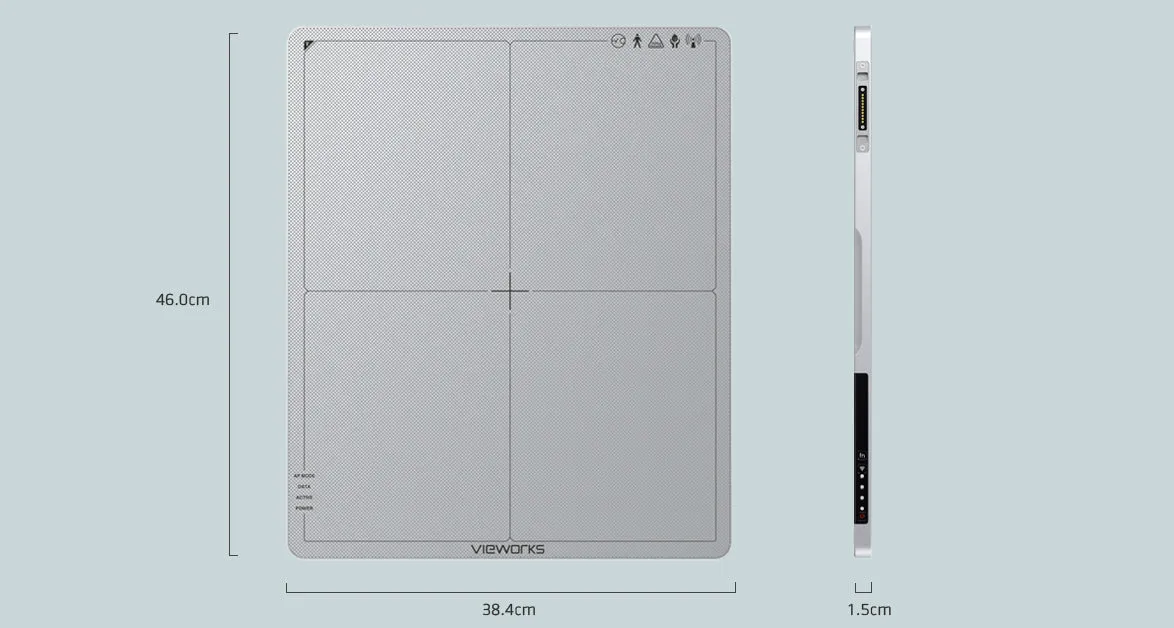 VIVIX 14 x 17N CSI Wireless Digital X-ray Panel with VXVue Software