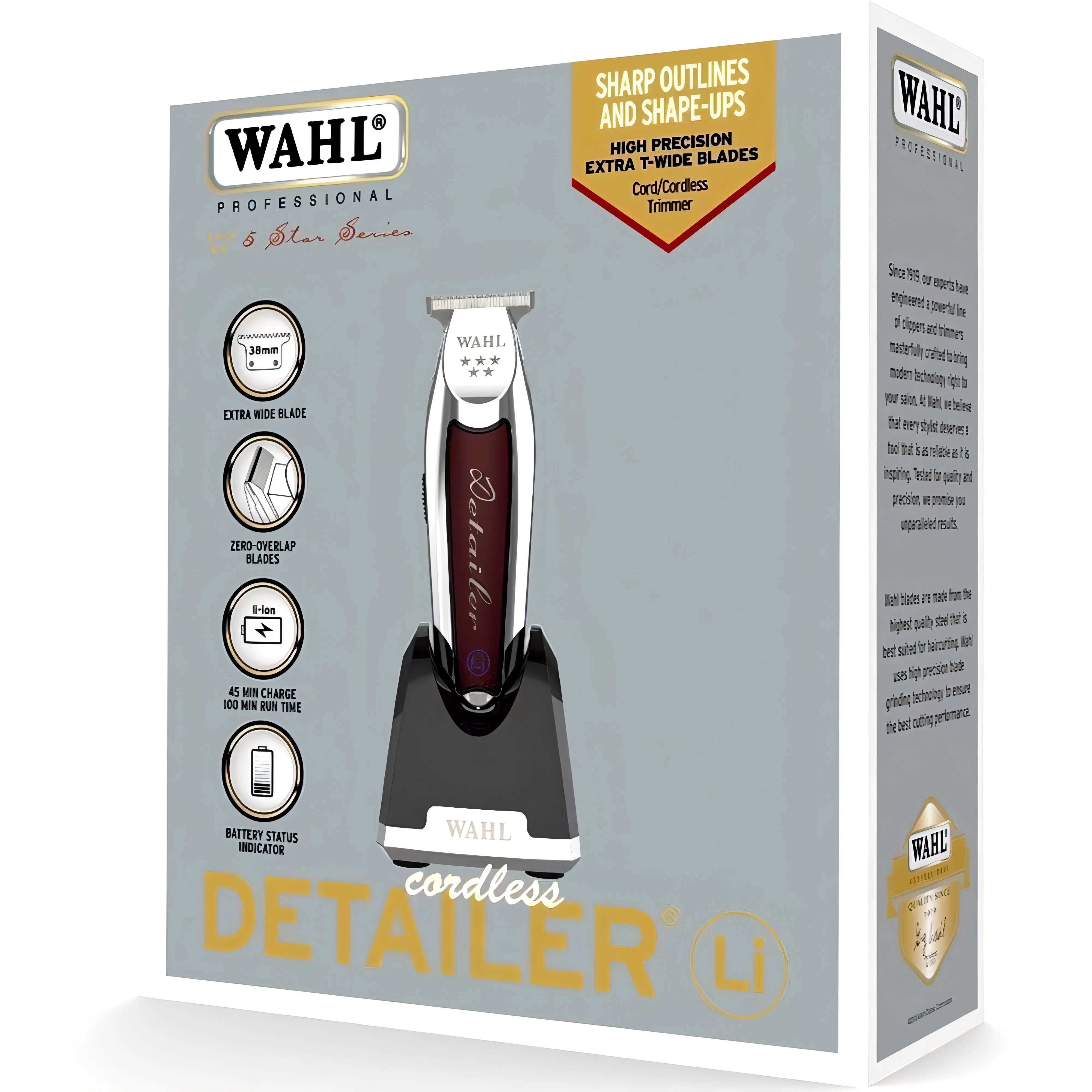 Wahl Detailer 5 Star Cordless Li Hårklipper & Skjeggtrimmer Trådløs