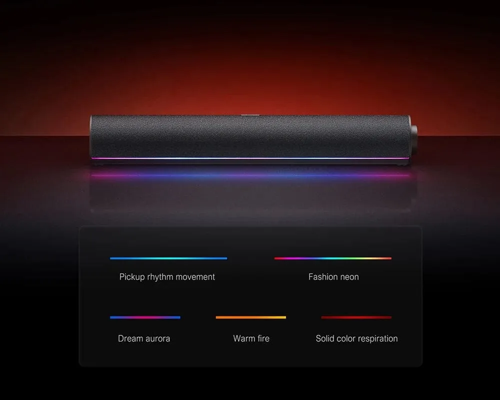 Xiaomi Redmi Low Latency Computer Gaming Speaker AUX Input Bluetooth Speaker RGB Light with Microphone