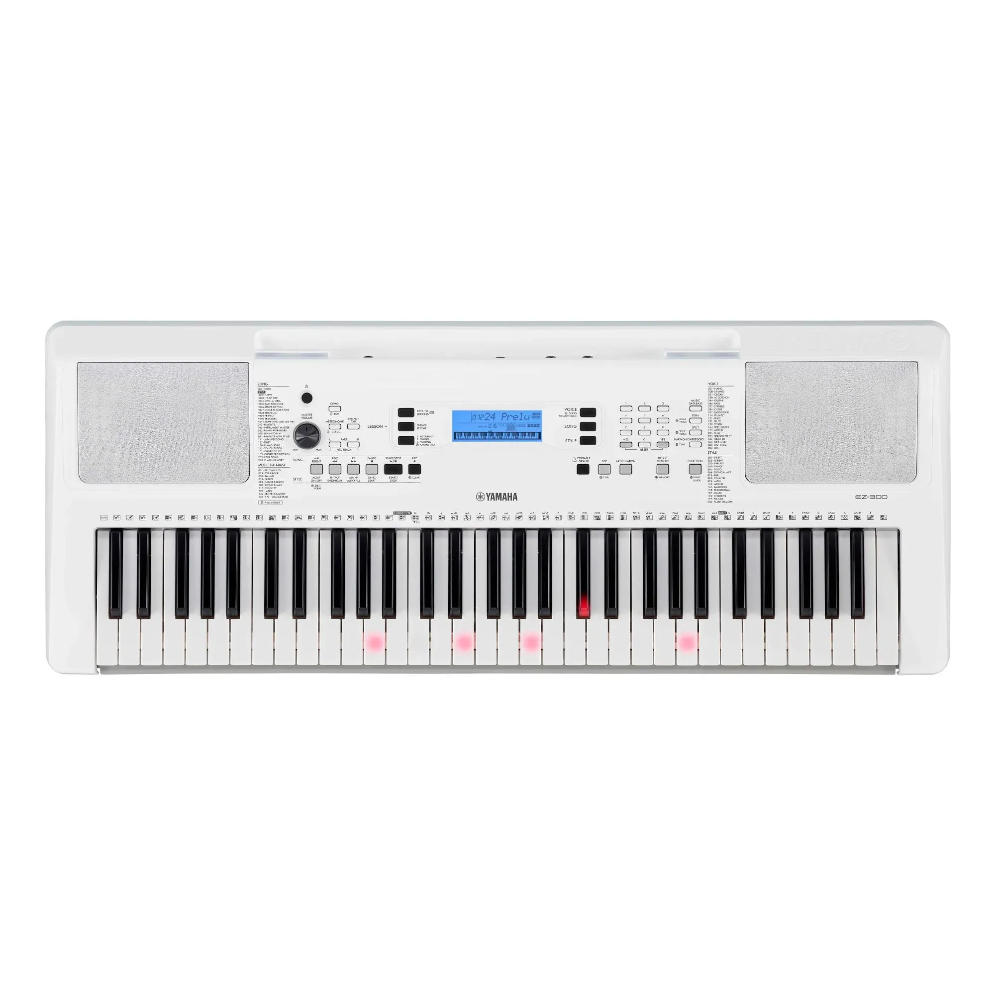 Yamaha EZ-300 Portable Keyboard with Lighted Keys