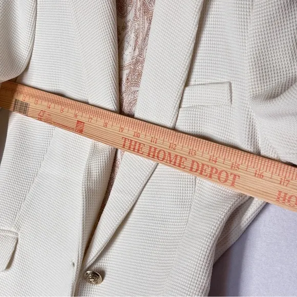 Zara Woman Ivory One‎ Button Blazer Size Small