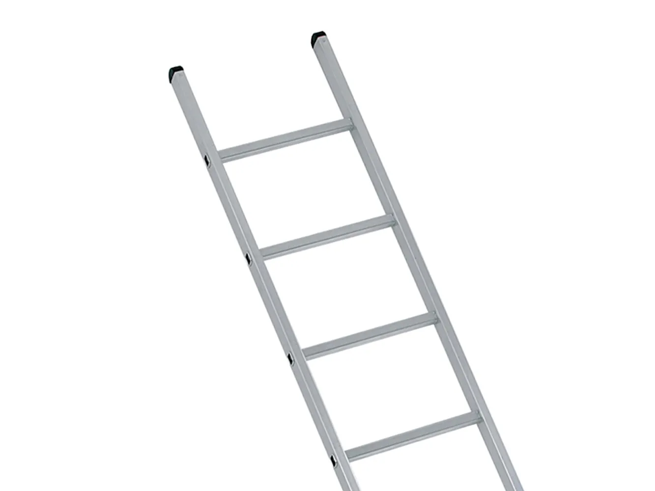 Zarges Industrial Single Aluminium Ladder With Stabiliser Bar 4.17M 14 Rungs