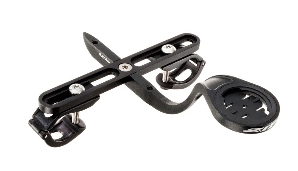 Zipp VUKA Alumina BTA Mount with QuickView - Computer and Bottle Cage Mount
